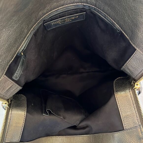 *Yves Saint Laurent* Metallic *Rive Gauche* Tote HandBag - Picture 6 of 7